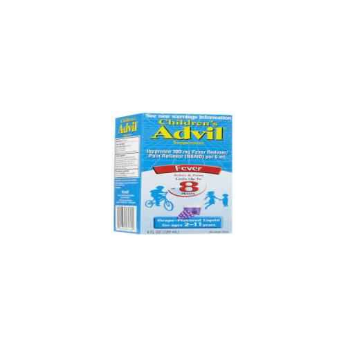 Childrens Advil Suspension Grape Flavor 4 FLOZ
