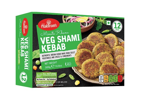 HALDIRAM VEGI SHAMI KEBAB 300 GM