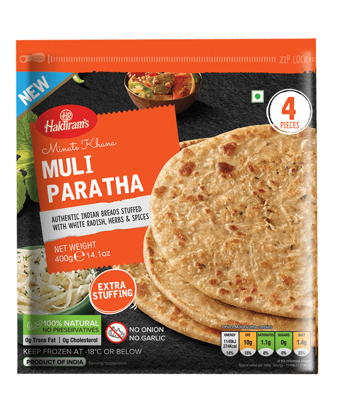 HALDIRAM MULI PARATH 400 GM