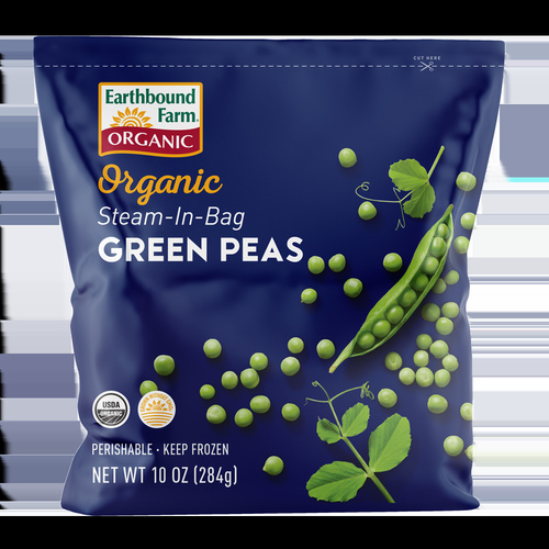 EBF ORG GREEN PEAS 10 OZ