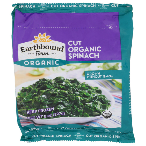 EBF ORG CUT SPINACH 8 OZ