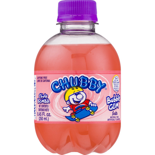 CHUBBY BUBBLE GUM SODA     8.45Z 8.45 FLOZ