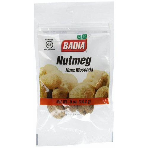 BADIA NUTMEG  WHOLE 0.5 OZ