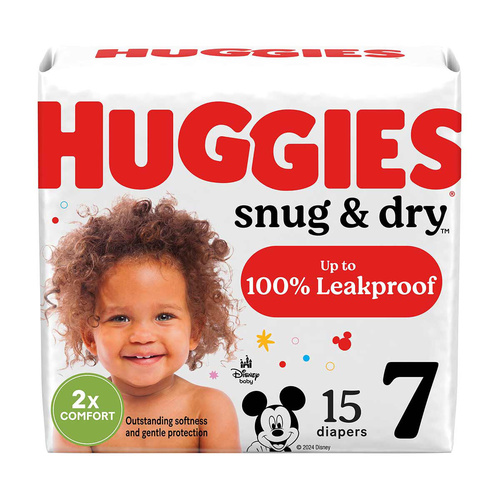 HUGGIES SNUG & DRY # 15 COUNT