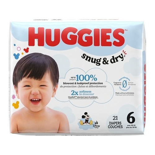 HUGGIES SNUG & DRY # 21 COUNT
