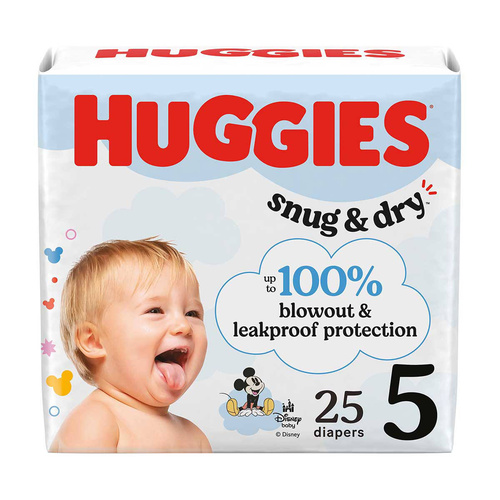 HUGGIES SNUG & DRY # 25 COUNT