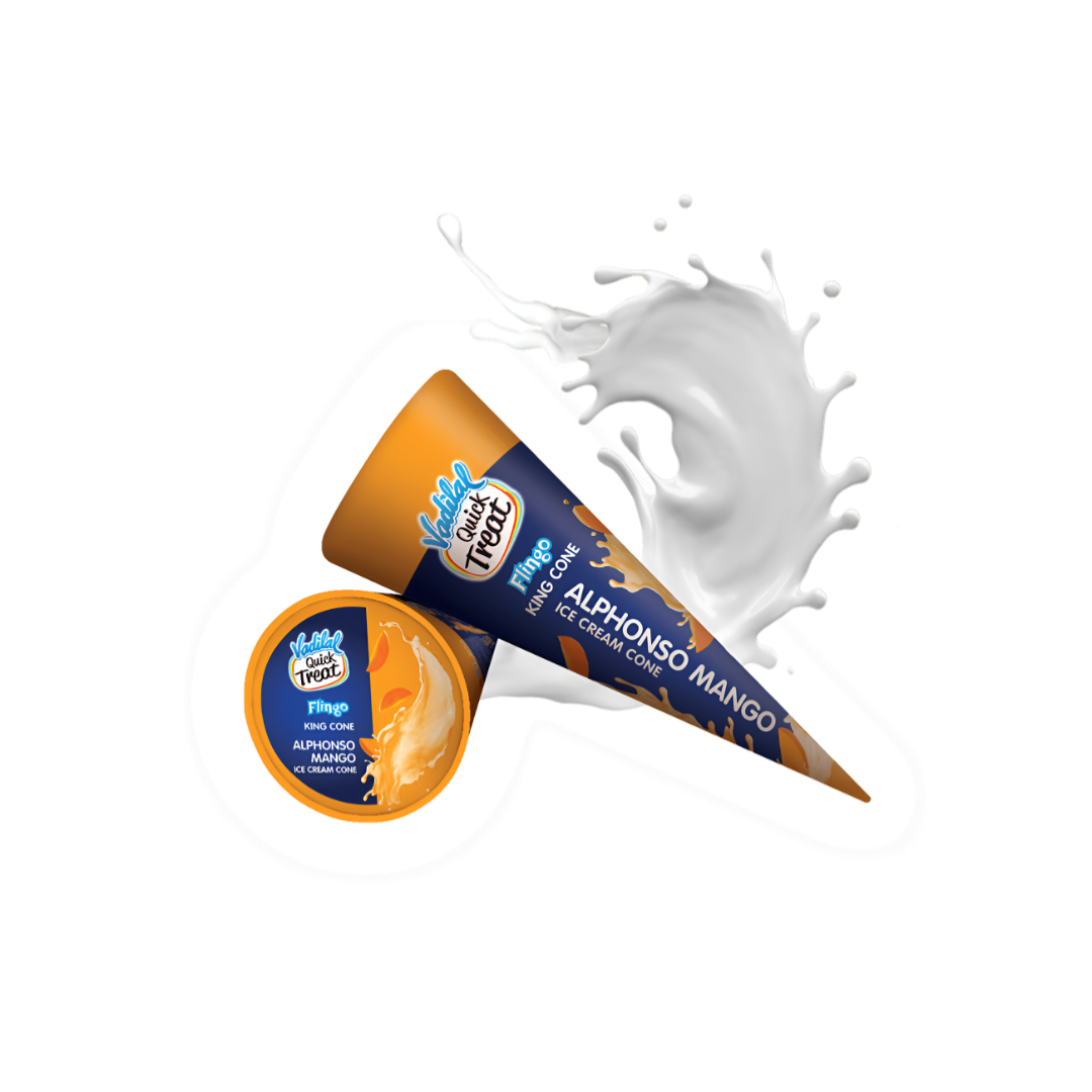 Vadilal Alphonso Mango Ice Cream Cone 110 ML