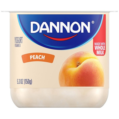DANNON PEACH YOGURT 5.3 OZ