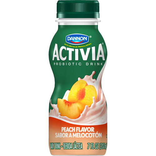 ACTIVIA DRINKABLE YOGURT PEACH 7 OZ