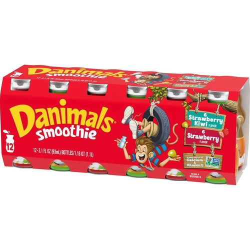 DANNON DANIMALS STRAWBERRY KIWI 12PK 37.2 OZ