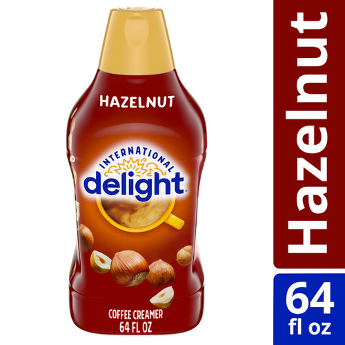INT DELIGHT HAZELNUT CREAMER 64 OZ