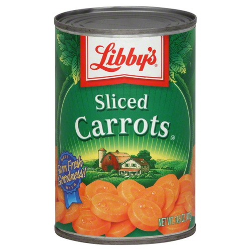 LIBBY'S SLICED CARROTS 14 OZ