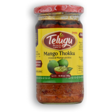 Telugu Mango Thokuu Without Garlic Pickle 300 GM