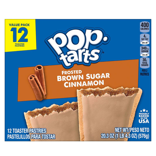 POP TARTS FRST BRN S 20.3 OZ
