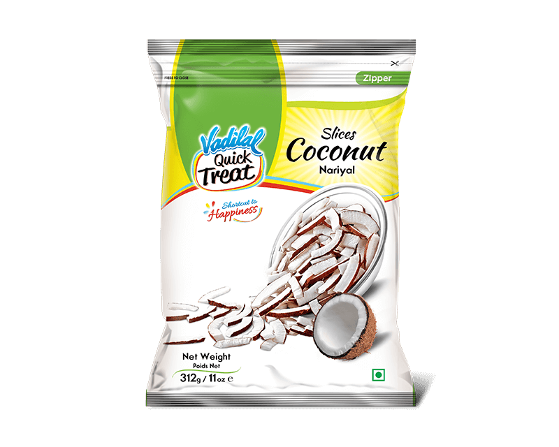 VADILAL COCONUT SLICE 312 GM