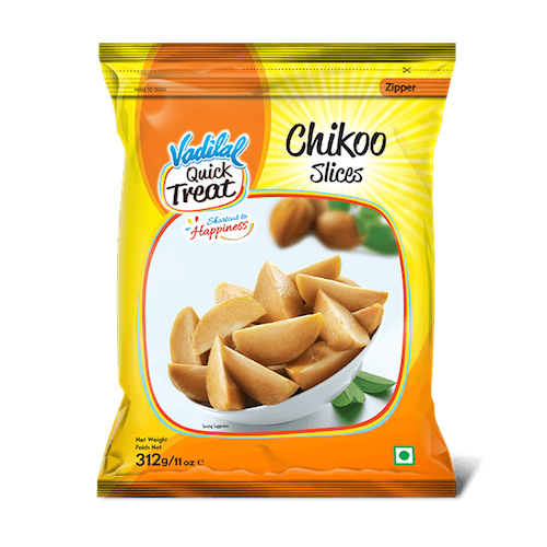 VADILAL CHIKOO SLICE 312 GM