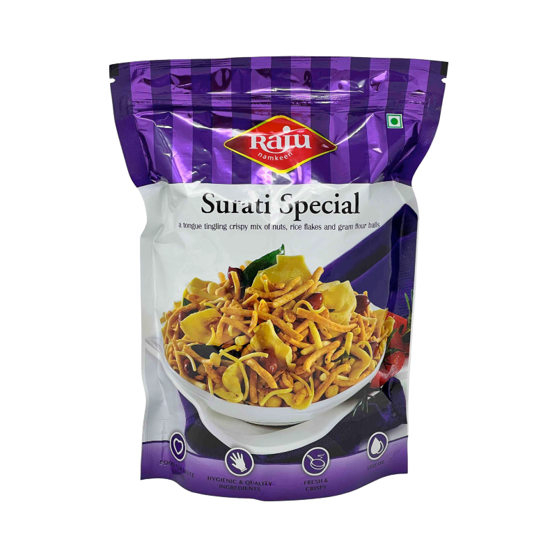 Raju Namkeen Surati Special Chavanu 400 GM