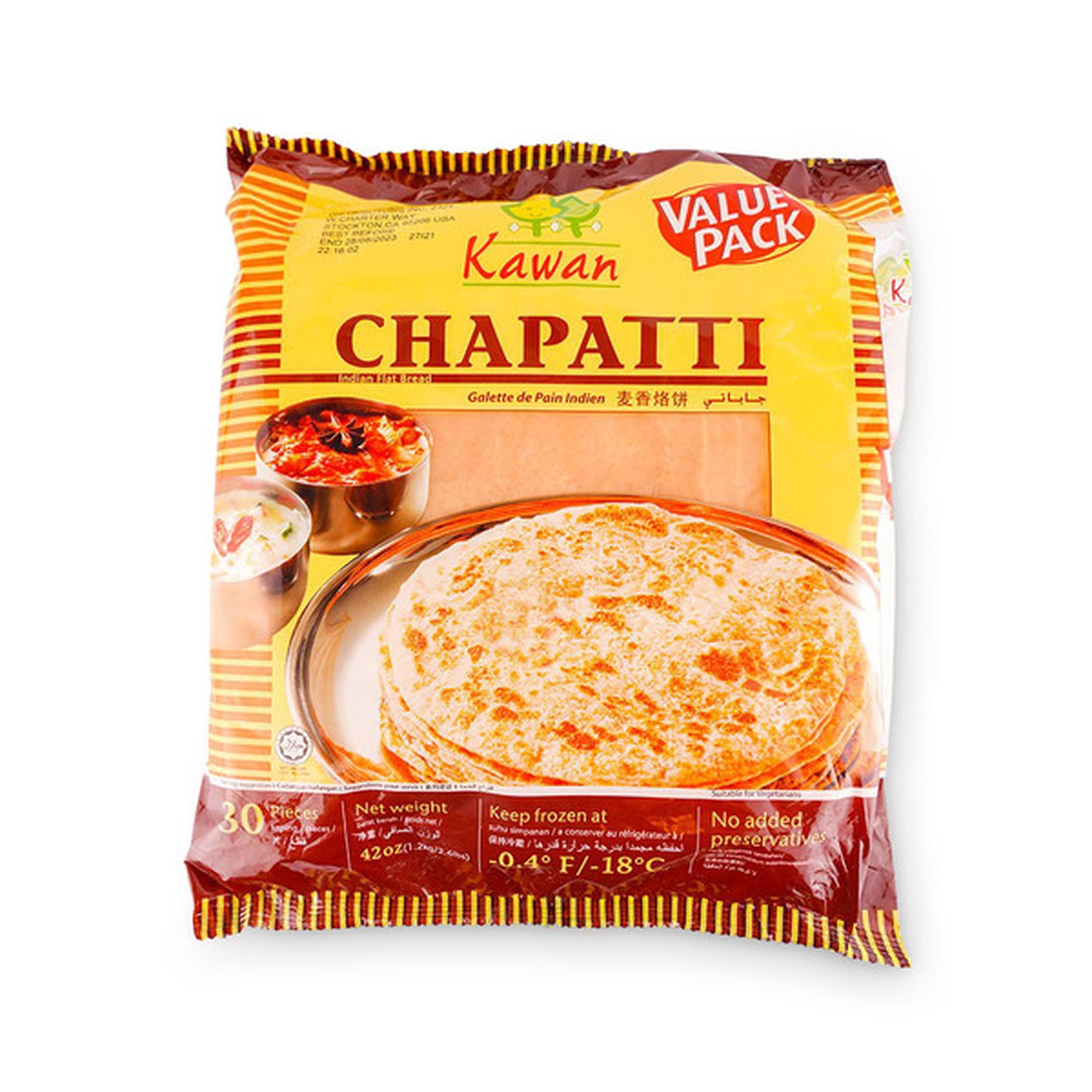 Chapati   Kawan Chapati Family Pack 42 OZ