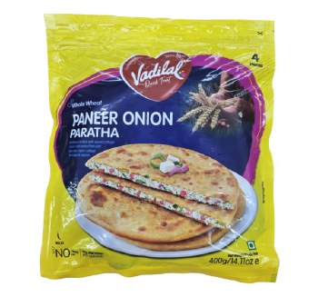 VADILAL PANEER ONION PARATHA 400 GM