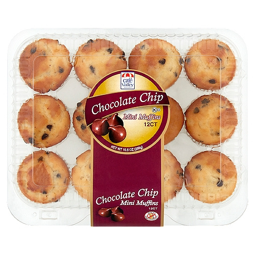 CAFE VALLEY MINI MUFFINS CHOCOLATE C 10.5 OZ