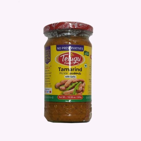 Telugu Tamarind Pickle With Garlic 300 GM