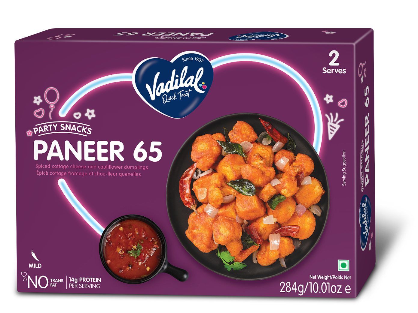 VADILAL PANEER 284 GM