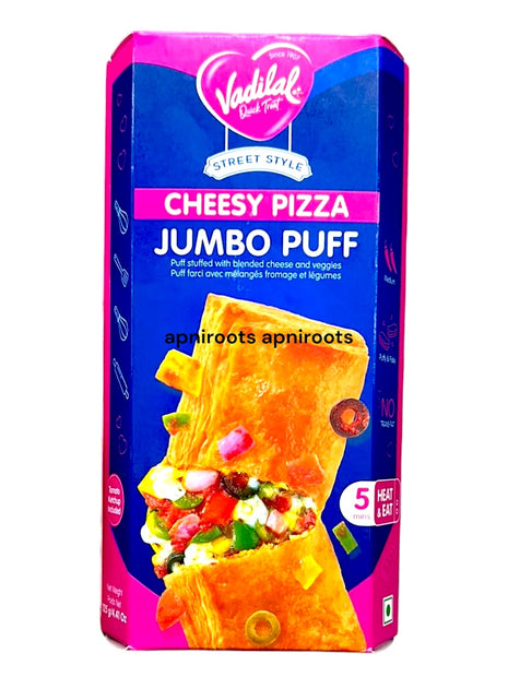 VADILAL CHEESY PIZZA JUMBO PUFF 125 GM