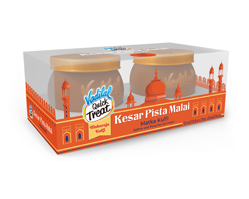 VADILAL KESAR PISTA MATKA 200 ML