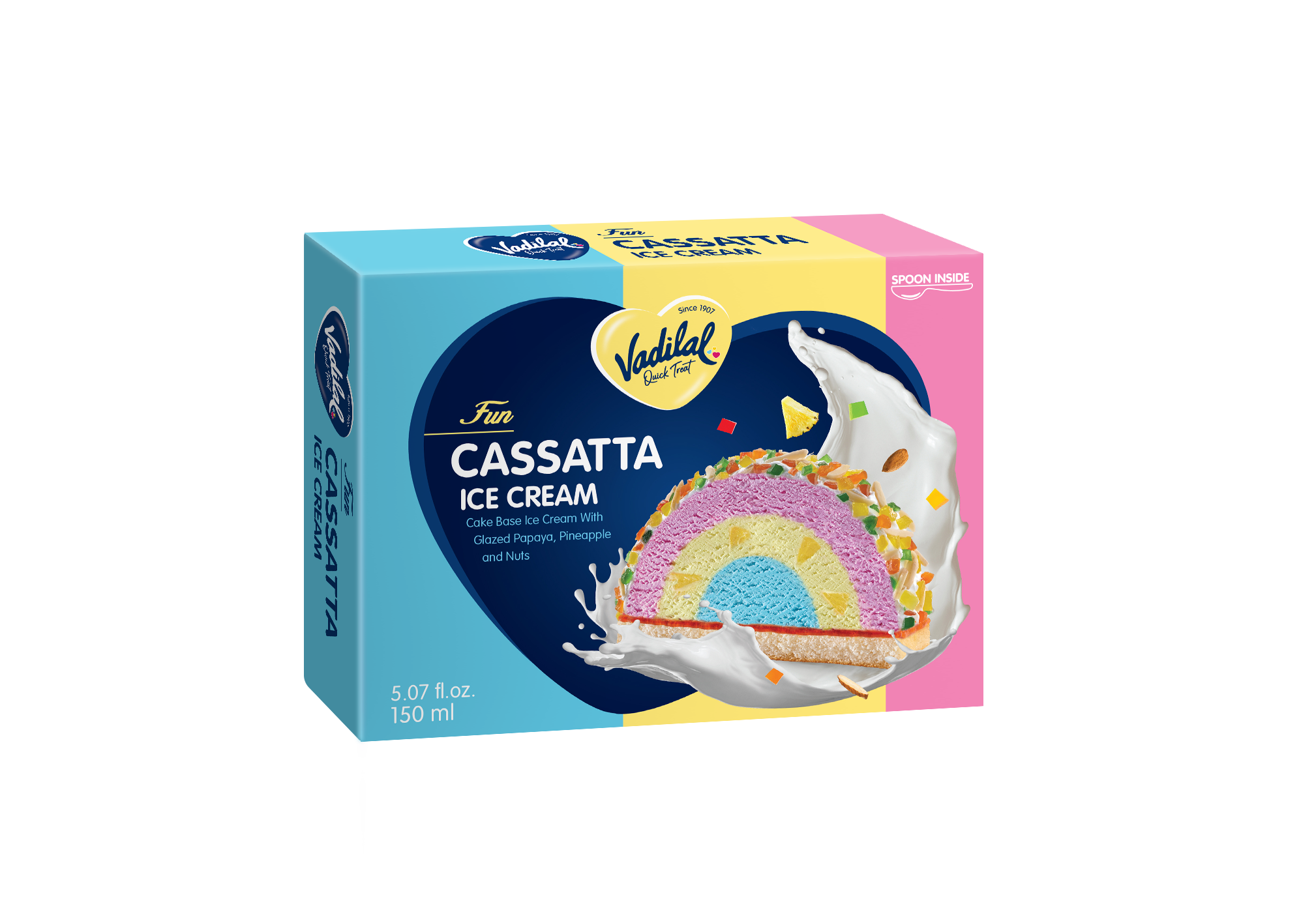VADI FUN CASSATTA ICE CREAM 150 ML