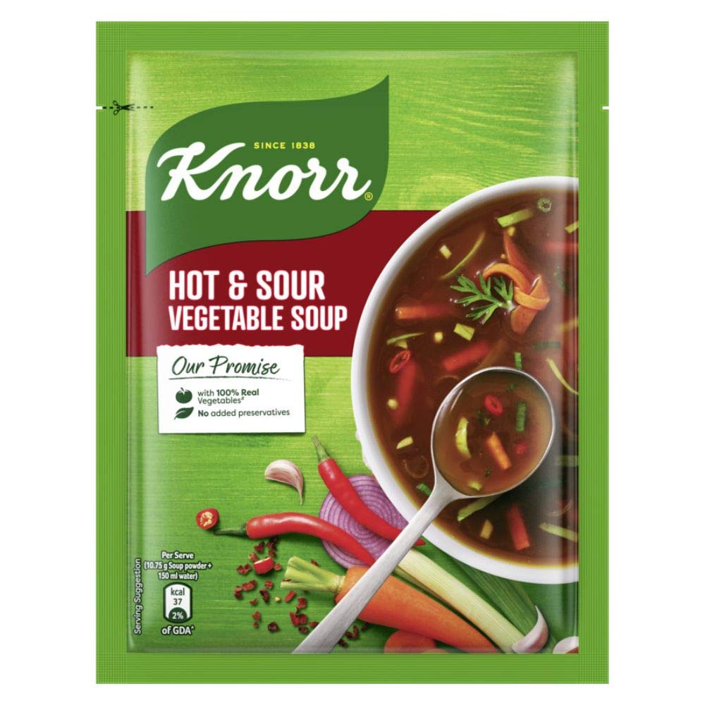 KNORR HOT&SOUR VEG SOUP 43 GM