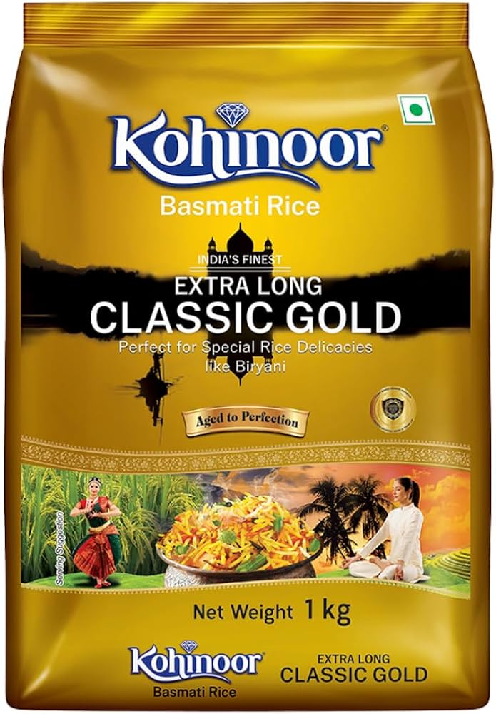 Kohinoor Gold Extra Long Basmati Rice 1kg 1 KG