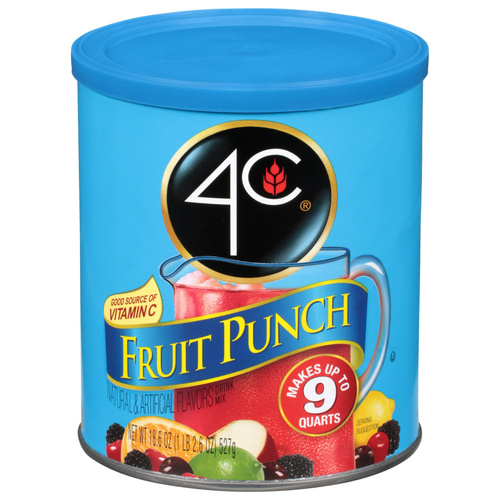 4C FRUIT PUNCH 9QT 18 OZ