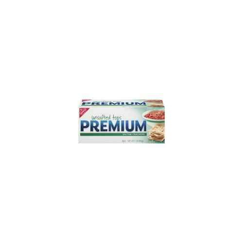 PREMIUM CRACKERS UNSALTED 16 OZ
