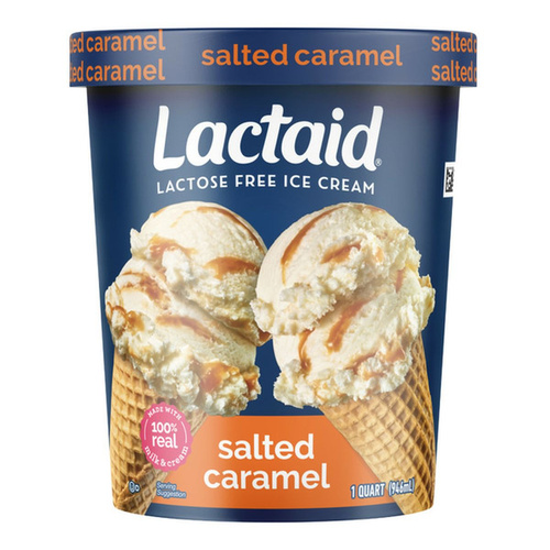 LACTAID SALTED CARAMEL CHIP 32 OZ