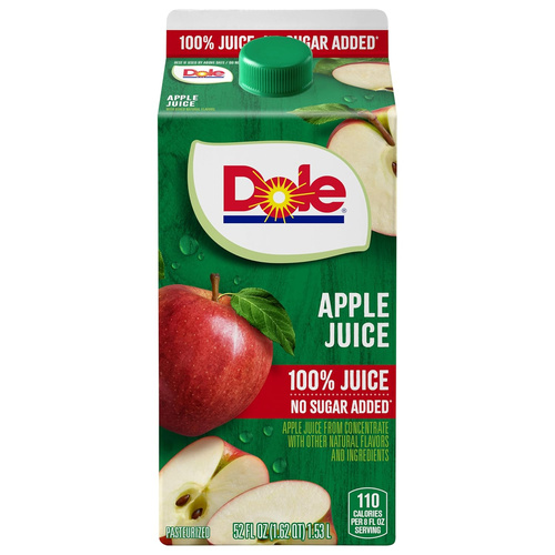DOLE APPLE JUICE 52 OZ