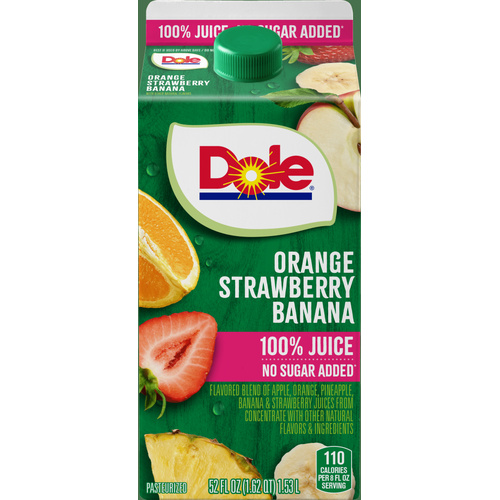 DOLE ORNG STRWBRY BA 52 OZ