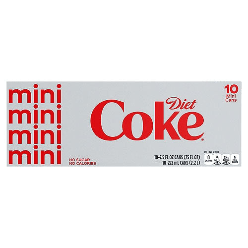 DIET CK SIP SIZE CAN 10 Pack