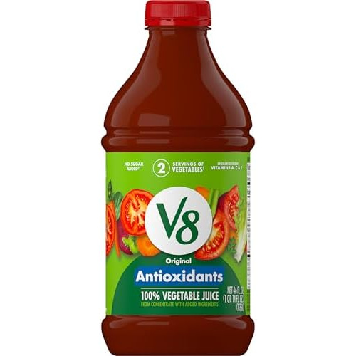 V 8 100% W/ANTIOXIDA 46 OZ