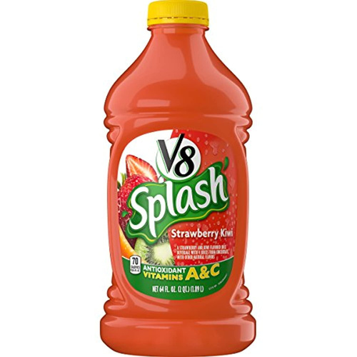 V 8 SPLASH STRW/KIWI 64 OZ