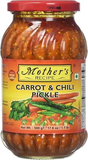 MOTHER'S RECIPE CARROT CHILI PICKLE 500 GM