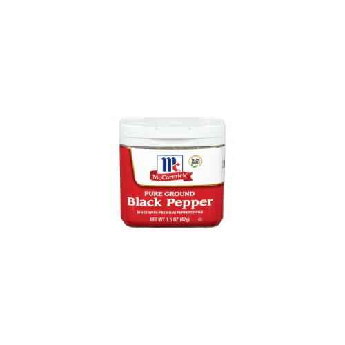 MCCORMICK BLACK PEPPER GROUND 1.5 OZ