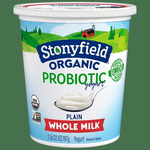 STONEYFIELD WHOLE MIOLK FR VAN YGRT 32 OZ