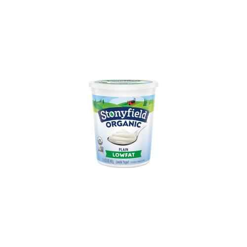 STONYFIED ORGANIC LOW FAT PLAIN YOGURT 32 OZ