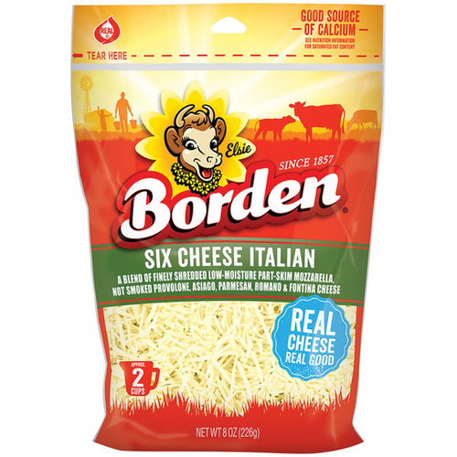 BORDEN 6 CHEESE ITA 8 OZ