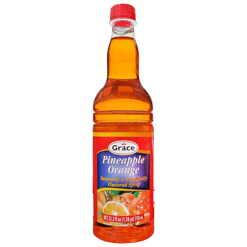 GRACE P/ORANGE SYRUP USA PET 25.5 OZ