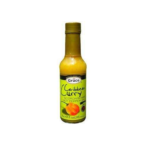 GRACE   CARIBBEAN CURRY SCOTCH BONNET HOT PEPPER SAUCE 0.3 Lbs