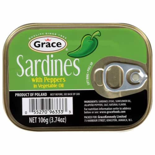 GR SARDINES W/ PEPPER IN VEG OIL 3.74 OZ