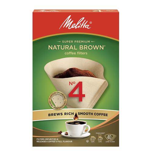 MELITTA #4 BROWN CON 40 COUNT