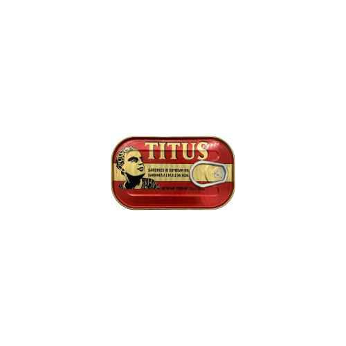 Titus Sardines In Soybean Oil 125 GM