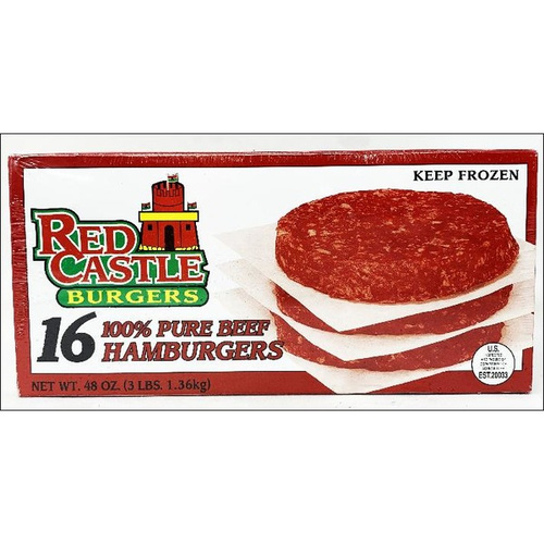 RED CASTLE BURGERS 48 OZ